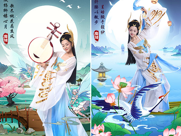 <b>盛装穿针乞巧祈愿姻缘才有金风玉露一相逢便胜却人世无数</b>